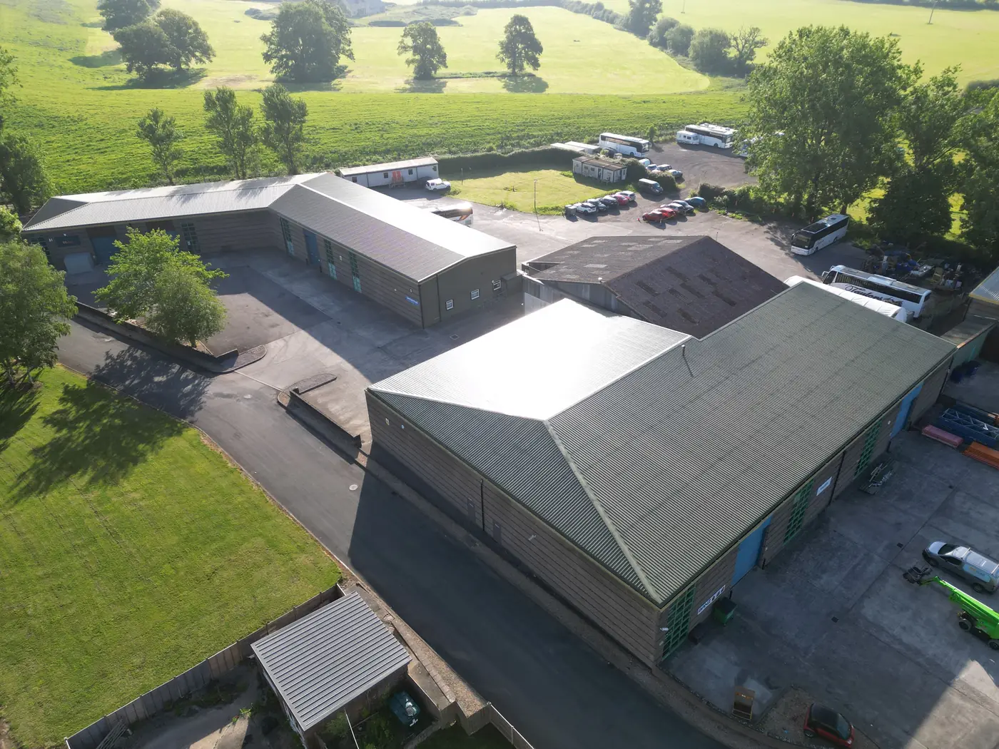 Completed roof on Cadbury Building B