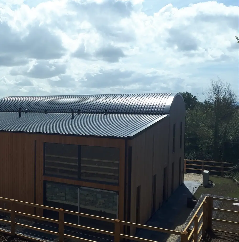 Agricultural building roof and cladding
