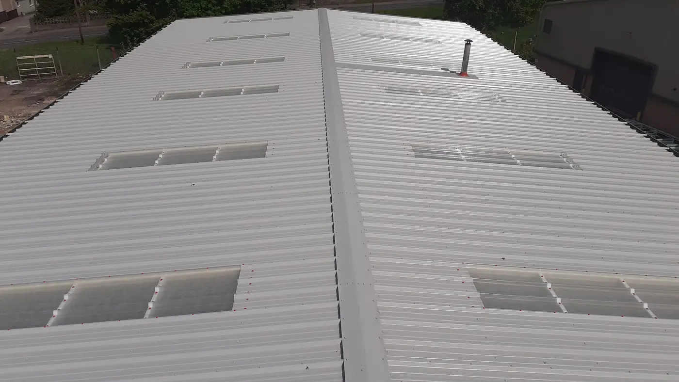 New composite roof with triple-layer roof lights